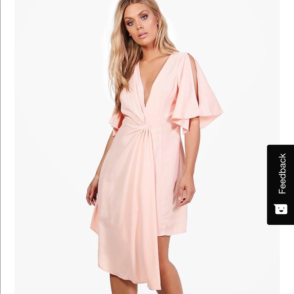 Plunge Wrap Dress